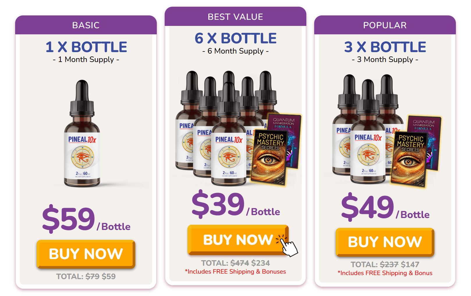 Pineal 10x order
